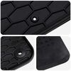vidaXL Autofu&szlig;matte 4 pcs Schwarz Geeignet f&uuml;r VW POLO 2021- Gummi