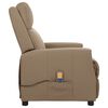vidaXL Massagesessel Cappuccino-Braun Kunstleder