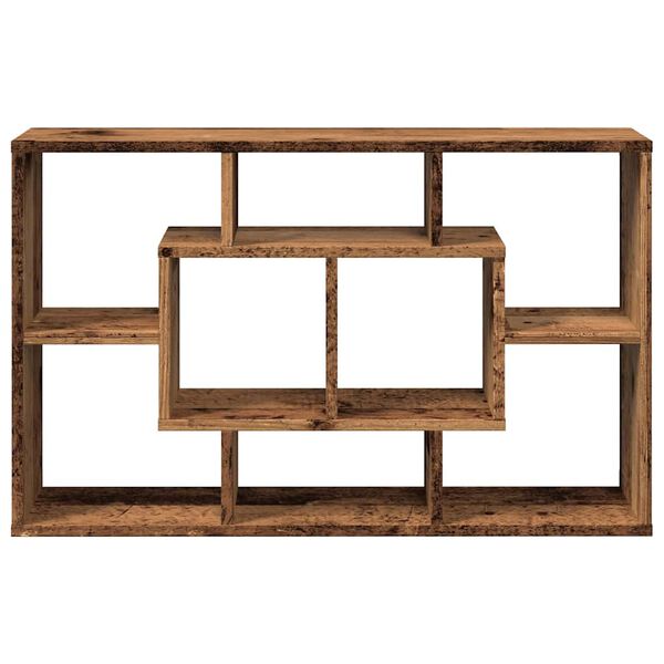 vidaXL Wandregal Altholz 85x16x52,5 cm Holzwerkstoff