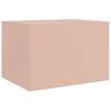 vidaXL Couchtisch Rosa 67x50x44 cm Stahl