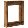 vidaXL Kaminumrandung Altholz-Optik 75x20x87,5 cm Holzwerkstoff