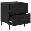 vidaXL Nachttisch Schwarz Eichen-Optik 40 x 35 x 47,5 cm Holzwerkstoff