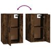 vidaXL 3-tlg. TV-Schrank-Set R&auml;uchereiche Holzwerkstoff