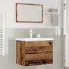 vidaXL Badezimmerm&ouml;bel-Set mit Schubladen 3 pcs Altholz Holzwerkstoff