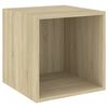 vidaXL 5-tlg. TV-Schrank-Set Sonoma-Eiche Holzwerkstoff