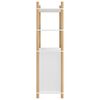 vidaXL Highboard Wei&szlig; 60x40x141 cm Holzwerkstoff