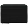 vidaXL Hocker Schwarz 61 x 41 x 40 cm Samt und Engineering Holz