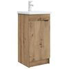 vidaXL Badezimmerschrank mit Waschbecken Artisan-Eiche