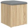 vidaXL Aufbewahrungsbank Sonoma-Eiche 42 x 42 x 45 cm Holzwerkstoff