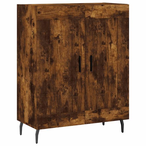 vidaXL Sideboard Räuchereiche 69,5x34x90 cm Holzwerkstoff