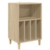 vidaXL Plattenspielerst&auml;nder Sonoma-Eiche 47 x 39,5 x 74,5 cm