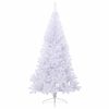 vidaXL Künstlicher Weihnachtsbaum Weiß 180 cm PVC und Stahl