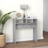 vidaXL Konsolentisch Betongrau 78x30x80 cm Holzwerkstoff