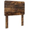 vidaXL Bettrahmen Ger&auml;ucherte Eiche 75 x 190 cm Ingenieurs Holz