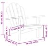 vidaXL Adirondack-Gartenstuhl 79x95x92 cm Massivholz Teak