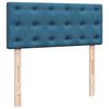 vidaXL Ottoman-Bett mit Matratze Dunkelblau 120x200 cm Samt