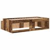 vidaXL Bettrahmen mit Schubladen Altholz 80 x 200 cm Holzwerkstoff