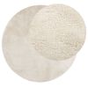 vidaXL Teppich OVIEDO Kurzflor Beige &Oslash; 280 cm