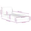 vidaXL Bettgestell "Dover" Hellgrau 90x200 cm Samt
