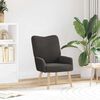 vidaXL Sessel Dunkelgrau 63 x 67 x 94 cm Schafstoff und Sperrholz