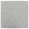 vidaXL Ottoman Seegras 65&times;65&times;40 cm Grau
