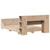 vidaXL Massivholzbett ohne Matratze 120x200 cm Kiefernholz
