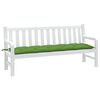 vidaXL Gartenbank-Auflage Melange Gr&uuml;n 180x50x7 cm Stoff