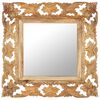 vidaXL Spiegel Handgeschnitzt Braun 50x50 cm Massivholz Mango