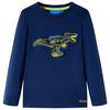Kinder-Langarmshirt Marineblau 104