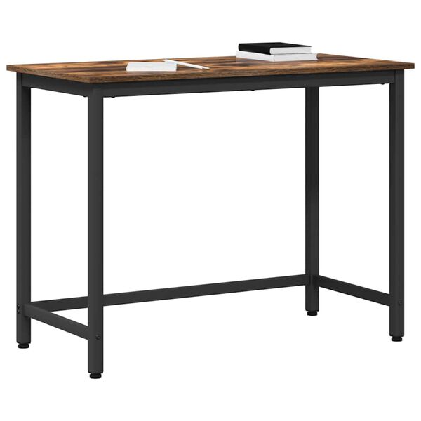 vidaXL Tisch Ger&auml;ucherte Eiche 80 x 50 x 76,5 cm