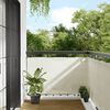 vidaXL Balkon-Sichtschutz Creme 90x1000 cm 100 % Polyester-Oxford