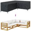 vidaXL M&ouml;belbezug Schwarz 250 x 180 x 80 cm 600D Oxford Stoff