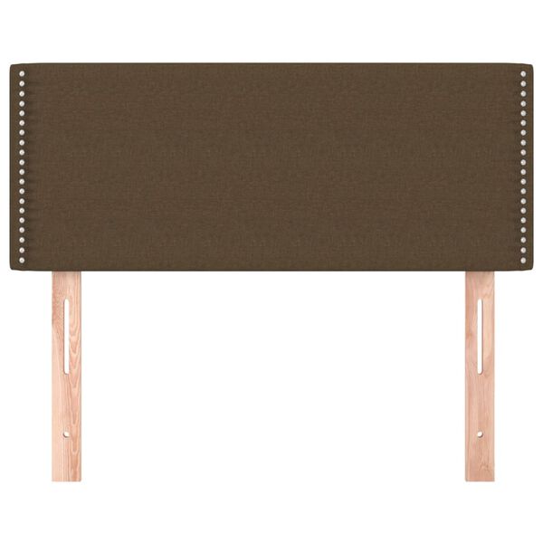 vidaXL Kopfteil Dunkelbraun 100x5x78/88 cm Stoff