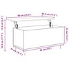 vidaXL Couchtisch R&auml;uchereiche 90x44,5x45 cm Holzwerkstoff