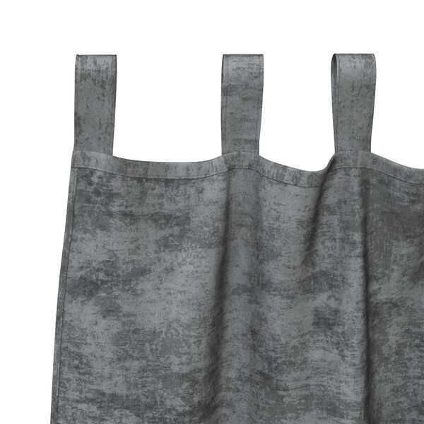 vidaXL Samtvorh&auml;nge mit Vorh&auml;ngen 2 pcs Grau 260 x 140 cm Samt