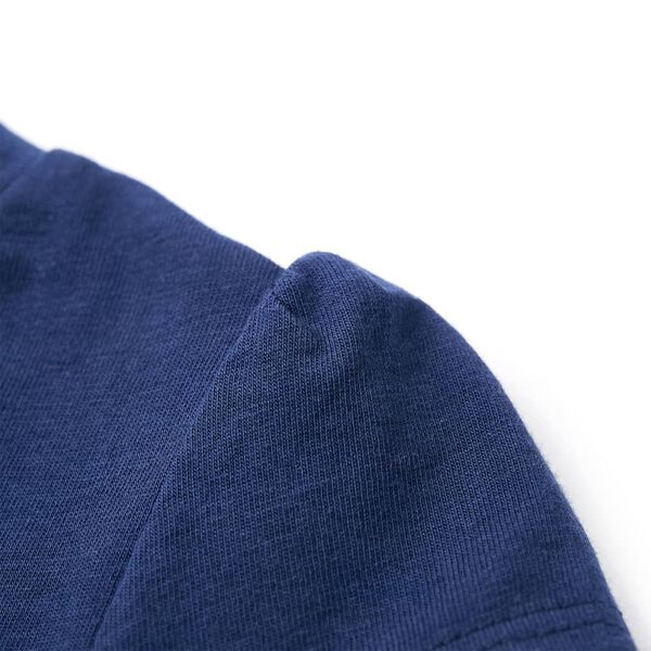 Kinder-T-Shirt Marineblau 104