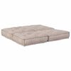 vidaXL Modulares Sofa 2 pcs Hellbraun 140 x 70 x 36 cm Stoff