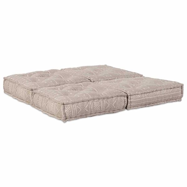 vidaXL Modulares Sofa 2 pcs Hellbraun 140 x 70 x 36 cm Stoff