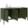vidaXL TV-Schrank Olivgr&uuml;n 100,5x39x50,5 cm Stahl