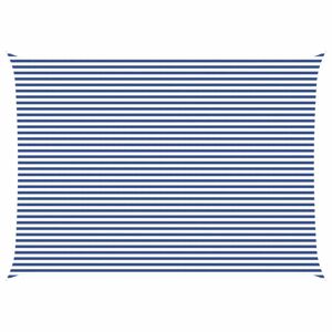 vidaXL Sonnensegel Blau und Wei&szlig; 7 x 5 m 100 % Polyester Oxford