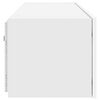 vidaXL TV-Wandschrank mit LED-Leuchten Wei&szlig; 100x35x31 cm