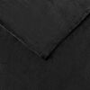vidaXL &Uuml;berwurfdecke Schwarz 130 x 150 cm Fleece