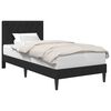 vidaXL Bettrahmen mit Kopfteil Schwarz 90 x 200 cm Samt