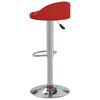 vidaXL Barhocker 2 Stk. Weinrot Kunstleder