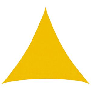 vidaXL Sonnensegel Gelb 2 x 2 x 2 m HDPE