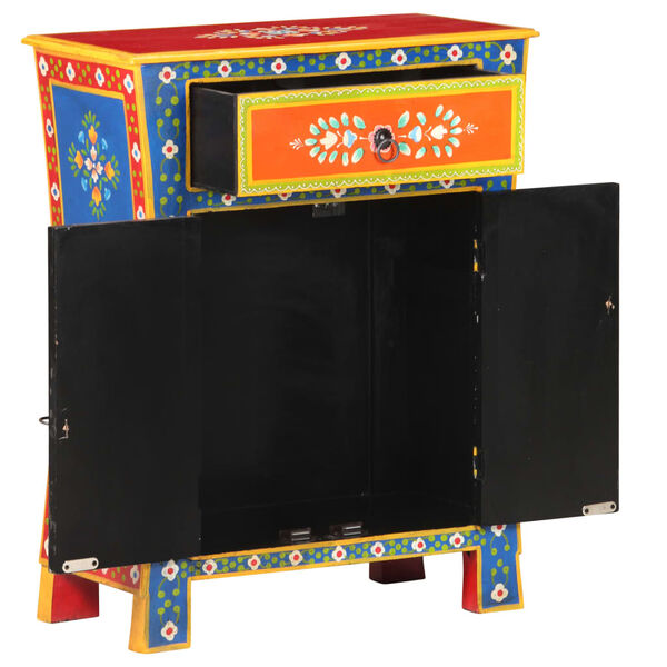 vidaXL Sideboard Handbemalt 60x30x75 cm Mango Massivholz