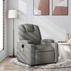 vidaXL Massage-Relaxsessel, Stoff, Dunkelgrau
