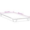 vidaXL Matratzenschoner Wei&szlig; 100x200 cm Wasserdicht
