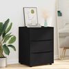 vidaXL Aufbewahrungsschrank Schwarz 60 x 48 x 81 cm Holzwerkstoff