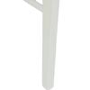 vidaXL Esszimmerstuhl 2 pcs Wei&szlig; 43 x 44,5 x 77 cm Massives Gummiholz